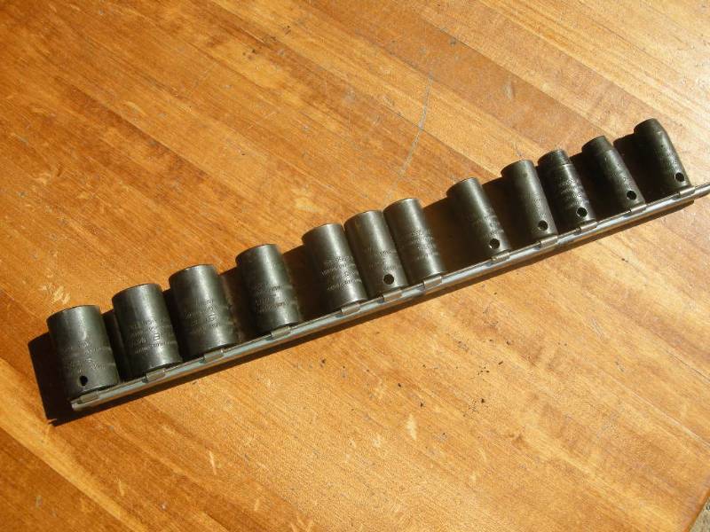 lot 290 image: Snap-On 38 dr Metric Half Deep Impact Sockets
