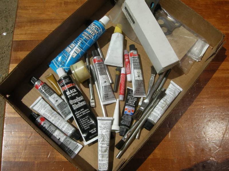lot 316 image: Misc Tubes RTV, Gasket Maker, Adhesive