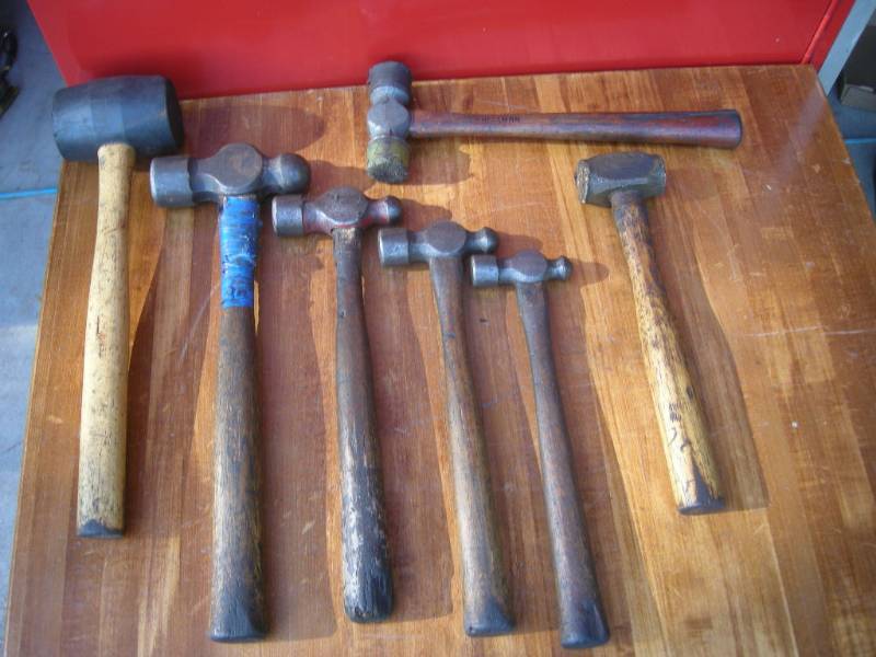 lot 343 image: Ballpeen and Body Hammers