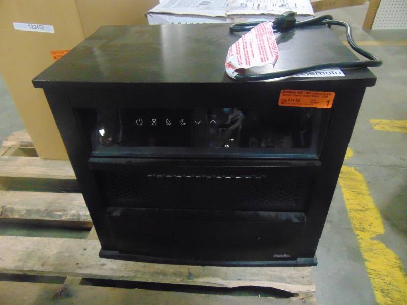 Duraflame 1500 Watt Infrared Quartz Cabinet Electric Space Heater 13hm7999 E451 Mn Home Outlet Burnsville Auction 100 K Bid