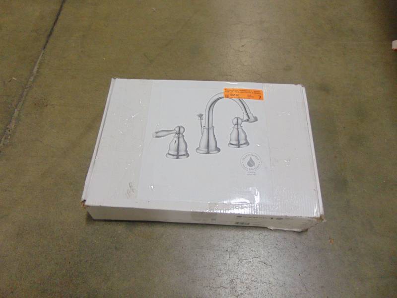 lot 59 image: Glacier Bay Mandouri 8 in. Widespread 2-Handle High-Arc Bathroom Faucet in Chrome HD67389W-6201