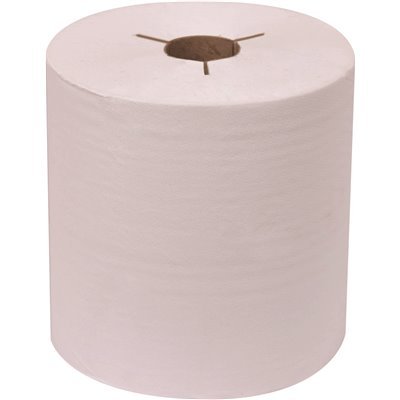 lot 75 image: Renown Natural White 8 in. Controlled Hardwound Paper Towels (800 ft. per Roll, 6-Rolls per Case) reno6014-pl