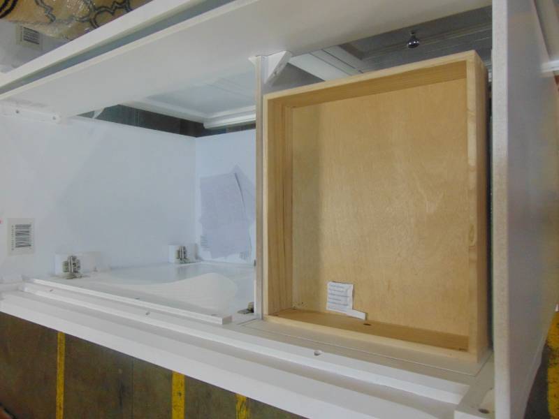 lot 133 image: Foremost Naples 48 in. W x 21-58 in. D x 34 in. H Vanity Cabinet Only in White NAWA4821D