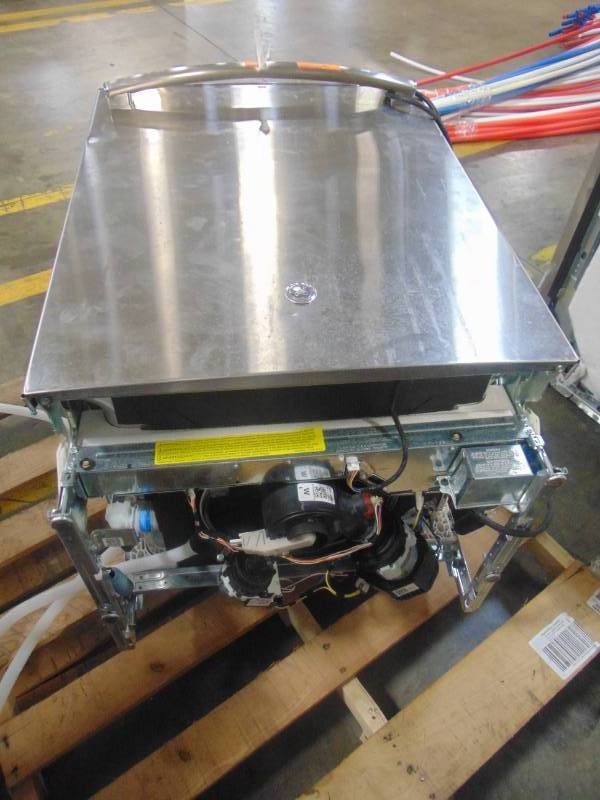 lot 143 image: GE Top Control Built-In Tall Tub Dishwasher In Stainless Steel with Stainless Steel Tub and Steam Prewash GDT655SSJSS