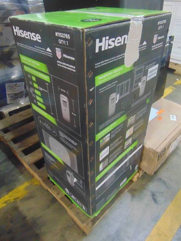 lot 211 image: Hisense 300-sq ft 115-Volt Portable Air Conditioner AP1019CR1G