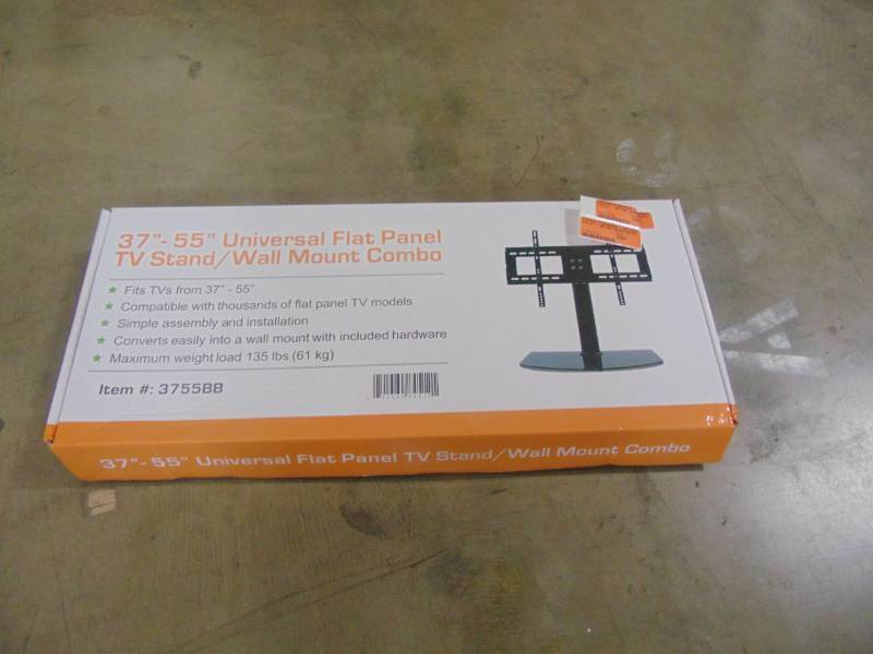 lot 218 image: Universal TV StandBase  Wall Mount for 37 - 55 Flat-Screen TVs 3755BB