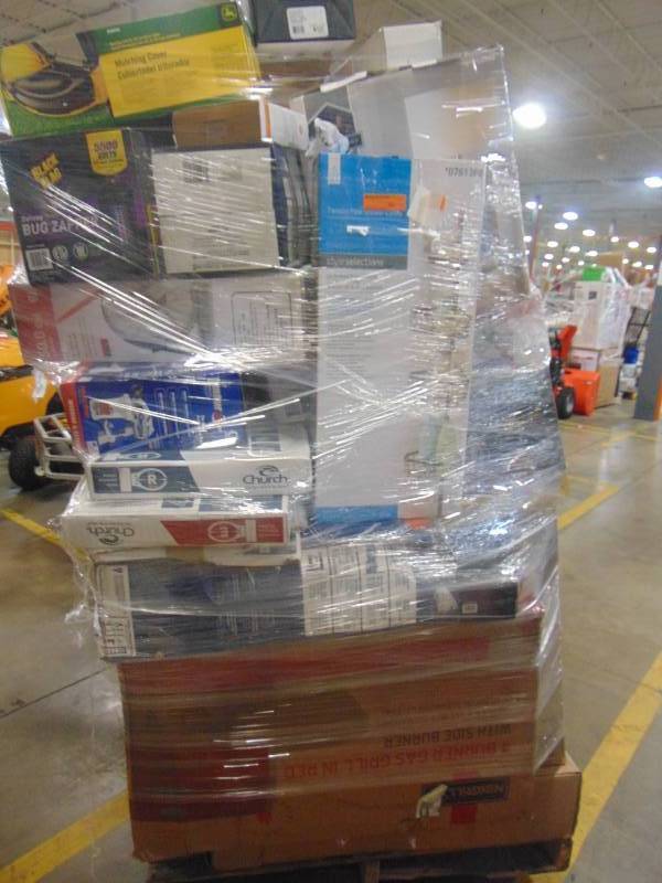 lot 230 image: WHOLESALE MIXED PALLET OF RETURNS - AC UNITS, OUTDOOR EQUIPMENT, GRILL & MORE