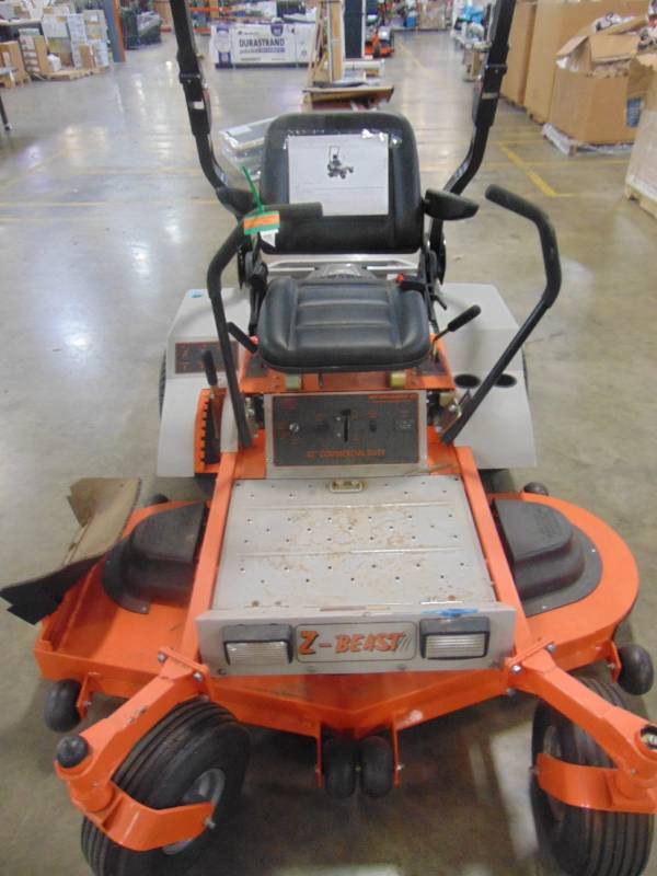 lot 245 image: Z Beast 62 in. Zero-Turn Commercial Mower Powered by Briggs & Stratton 25 HP Pro-Series Engine with Rollbar and Headlight 62ZBBM19
