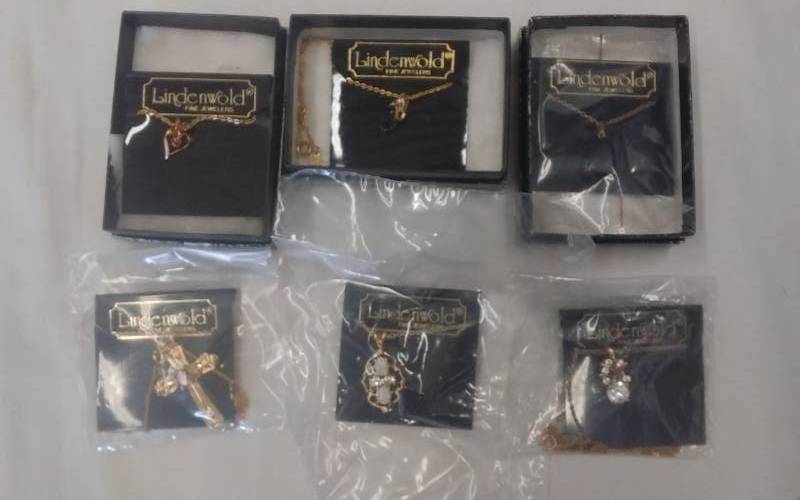 lot 33 image: 6-Gold Tone Necklaces Most Unopened