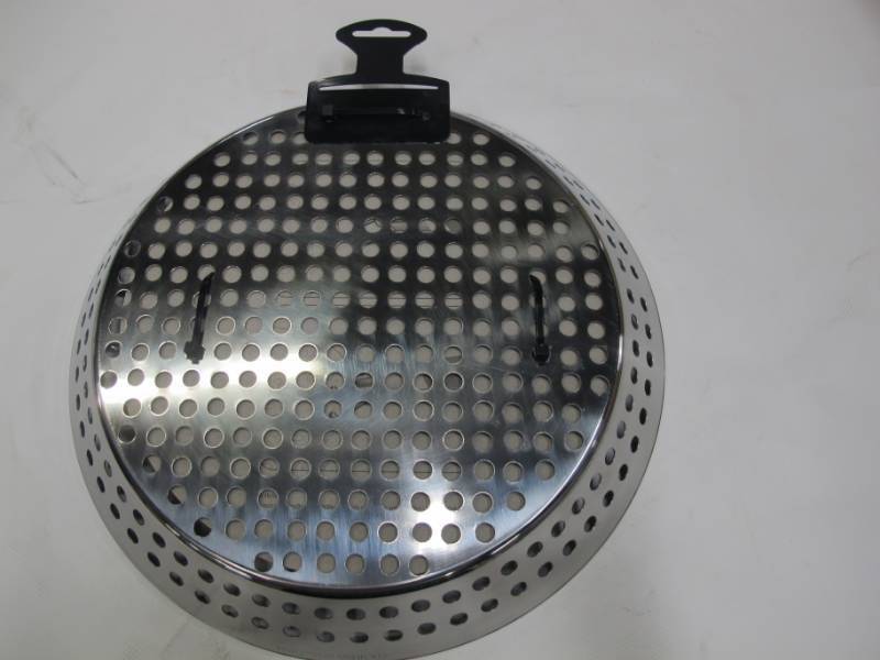 lot B37 image: Grand Gourmet Stainless Steel Grilling Skillet - NEW