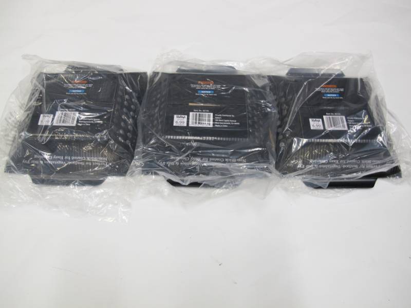 lot B3 image: Three Pack of Raleys Non-Stick Mini Wok Grill Baskets
