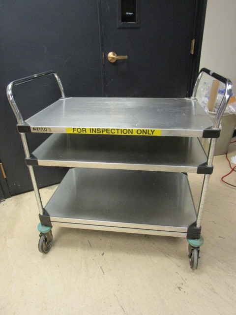 lot 512 image: METRO STAINLESS STEEL CART