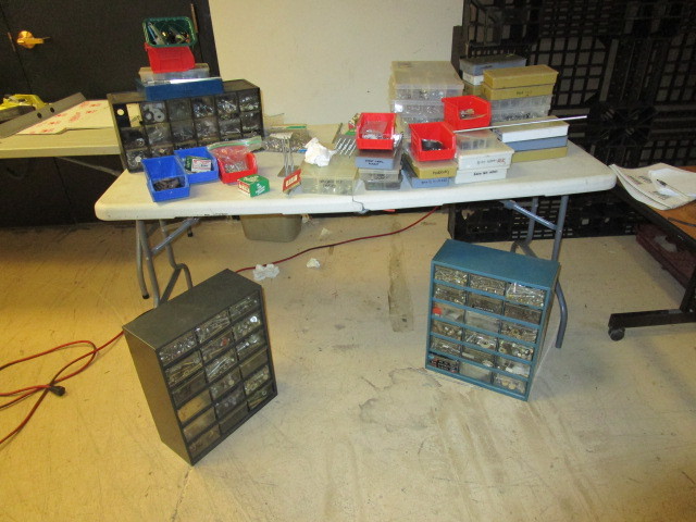 lot 529 image: FASTENERS AND ASSORTED HARDWARE