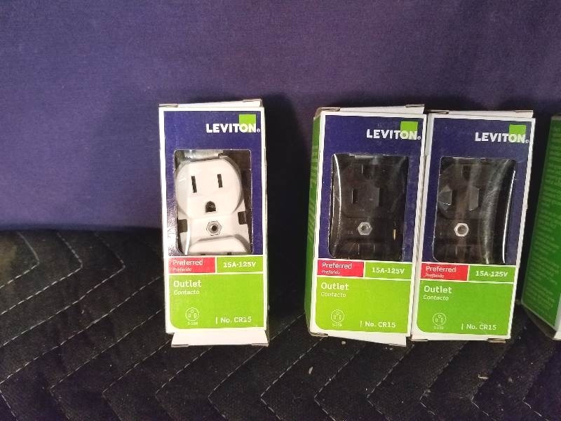Leviton outlets and swicths