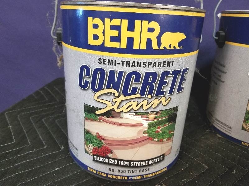 Behr Concrete Stain