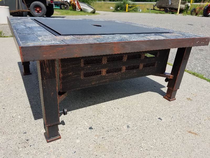 Slate Top Fire Pit