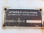 TEREX Service Body off of Boom Truck