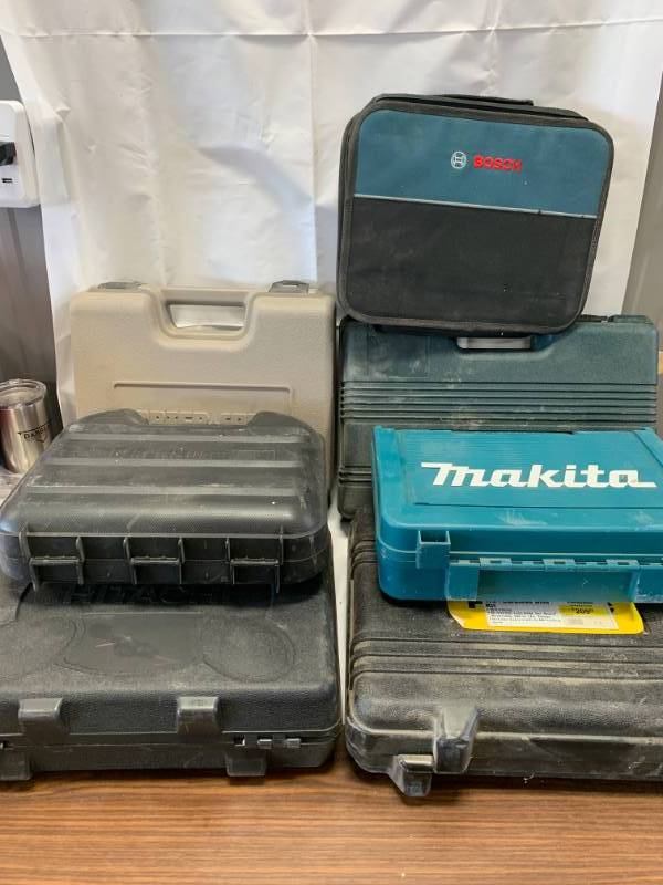 lot 6 image: Lot of 7 Power Tools Cases