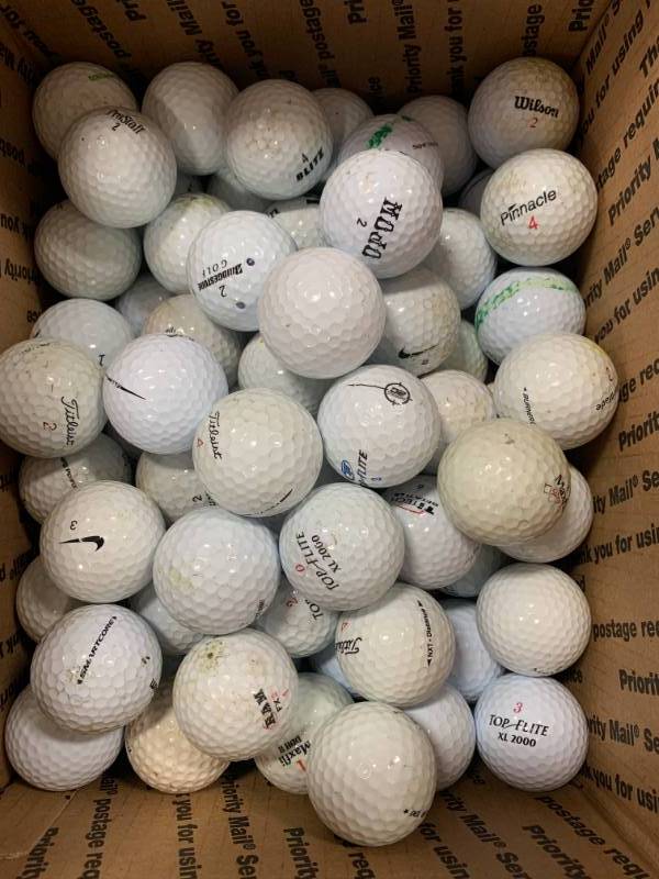 lot 32 image: 100 Golf Balls