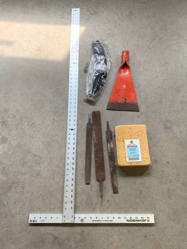 lot 43 image: Misc. Tool Lot with T-Square