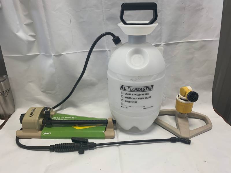 lot 51 image: Weed Sprayer & Two Sprinklers