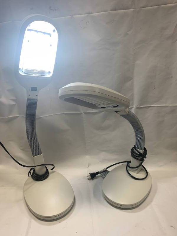 lot 55 image: Lot of 2 Desk Lamps