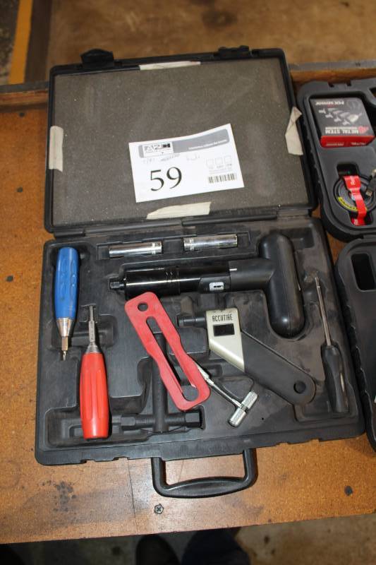 lot 59 image: Bartech TPMS Mechanical Tool Set with Case