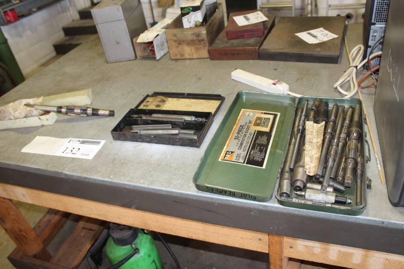 lot 132 image: Pilot Reamer Tools with 2-Metal Cases