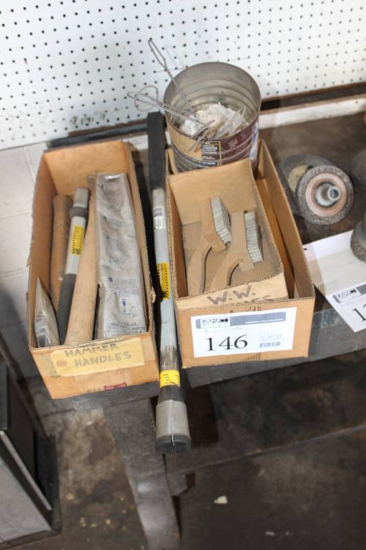 lot 146 image: Hand Brushes, Replacement Composite and Wood Handles