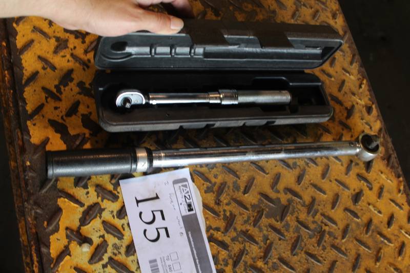 lot 155 image: Lot of (2) Torque Wrenches