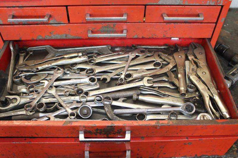 lot 149 image: Combination Wrenches, Locking Pliers