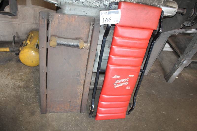 lot 166 image: Lot of (2) Shop Floor Creepers