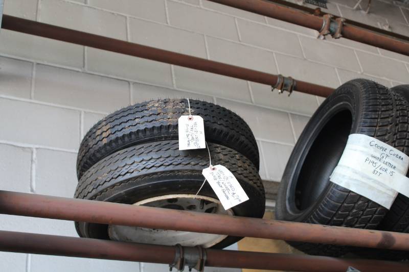 lot 178 image: Lot of (2) Used 480-12 Tires with 5x4.5 Bolt Wheels