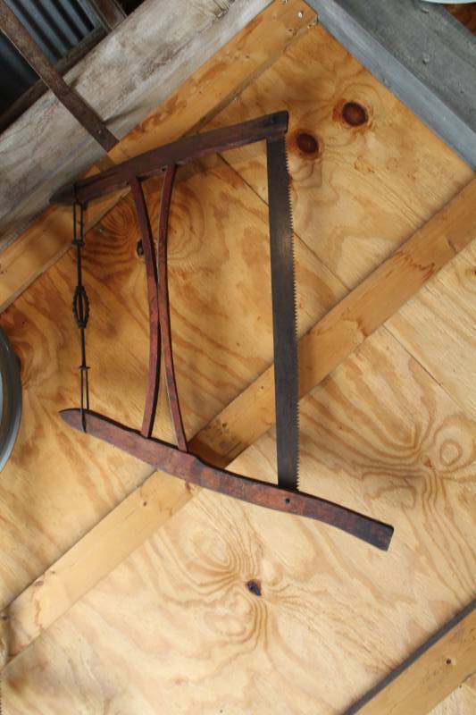 lot 244 image: Vintage Buck Saw