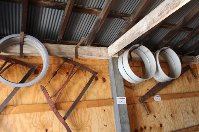 lot 242 image: Lot of (7) Truck Tire Spacer Bands