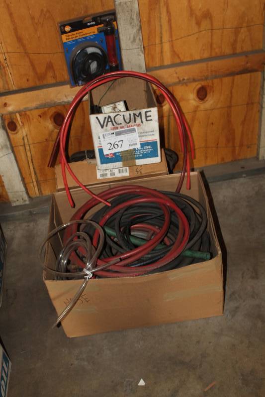 lot 267 image: Misc. Hoses, Vacuum Hoses, Transfer Pump