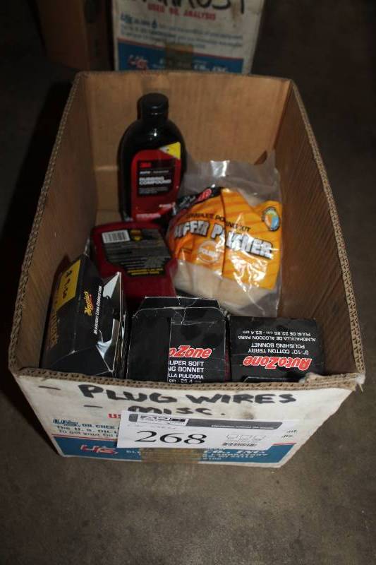 lot 268 image: Meguiars Rubbing Compound, 3M Rubbing Compound, Polishing Bonnets, Car Care Products