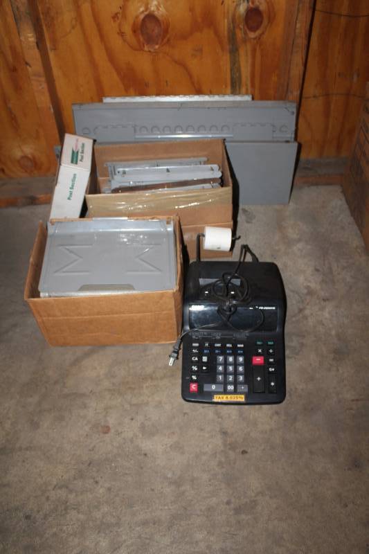 lot 255 image: Casio 12-Digits Digital Adding Machine FR-2650TM, Catalog Dividers