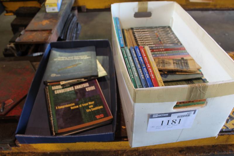 lot 1181 image: 1932-2018 Tire Guides and Data Books