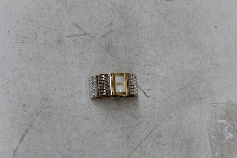 lot 154 image: Croton Mens Water Resistent Quartz Wrist Watch with Gold Metal Band