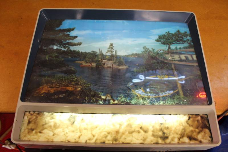 lot 26 image: Hamms Landscape Rippler Lighted Wall Dcor