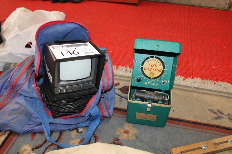 lot 146 image: Lot of (2) Fish Lo-K-Tor Low Range Depth Finder, Aqua Cam
