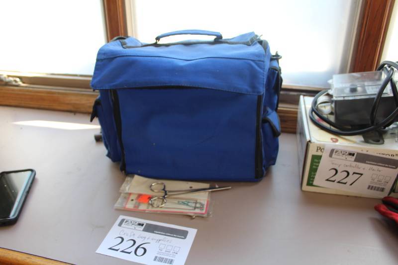 lot 226 image: Craft Bag, Crafting Supplies, Organizer Cases