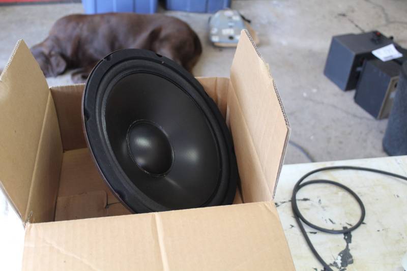 lot 164 image: Lot of (2) MG 1220PP Polypropylene Woofer 75W Replacement Stereo Speakers