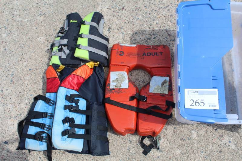 lot 265 image: Lot of (3) Life Jackets