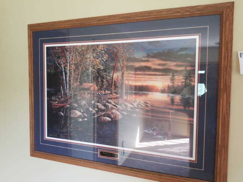 lot 116 image: Wake Up Call by Jim Hansel #35854980 Signed Numbered Framed Matted Print