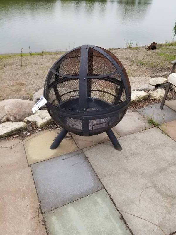 lot 138 image: Round Cage Patio Fire Pit