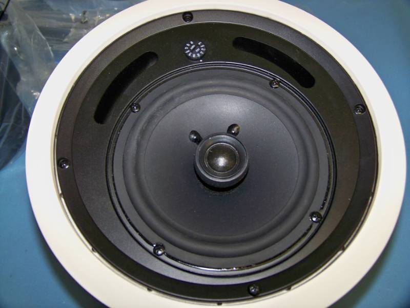 lot 70 image: (Pair) Tannoy, CVS6, In-Ceiling Speakers with Ceiling Tile Brackets