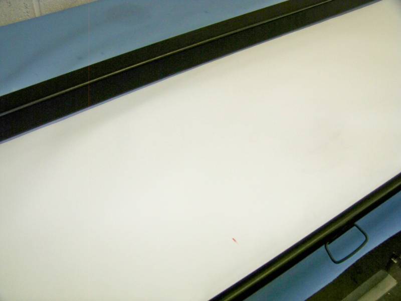 lot 37 image: Bretford, Ceiling or Wall Mountable, Manual Pull Movie  Projection Screen