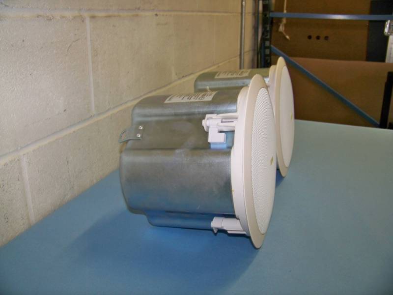 lot 69 image: (2) Extron Electronics, SI 26CT, In-Ceiling Speakers